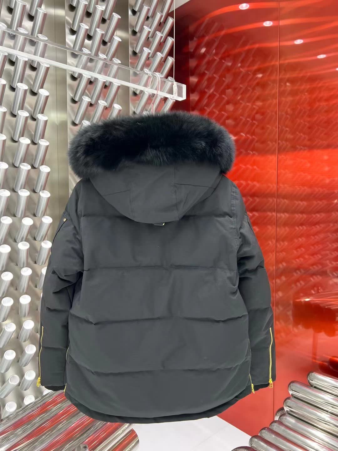 Moose Knuckles Hooded Down Puffer Jacket